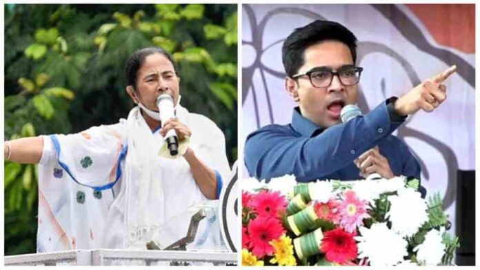 Mamata Banerjee and Abhishek Banerjee